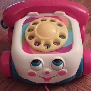 Fisher-Price Colorful Chatter Phone - Pink, Yellow, Blue